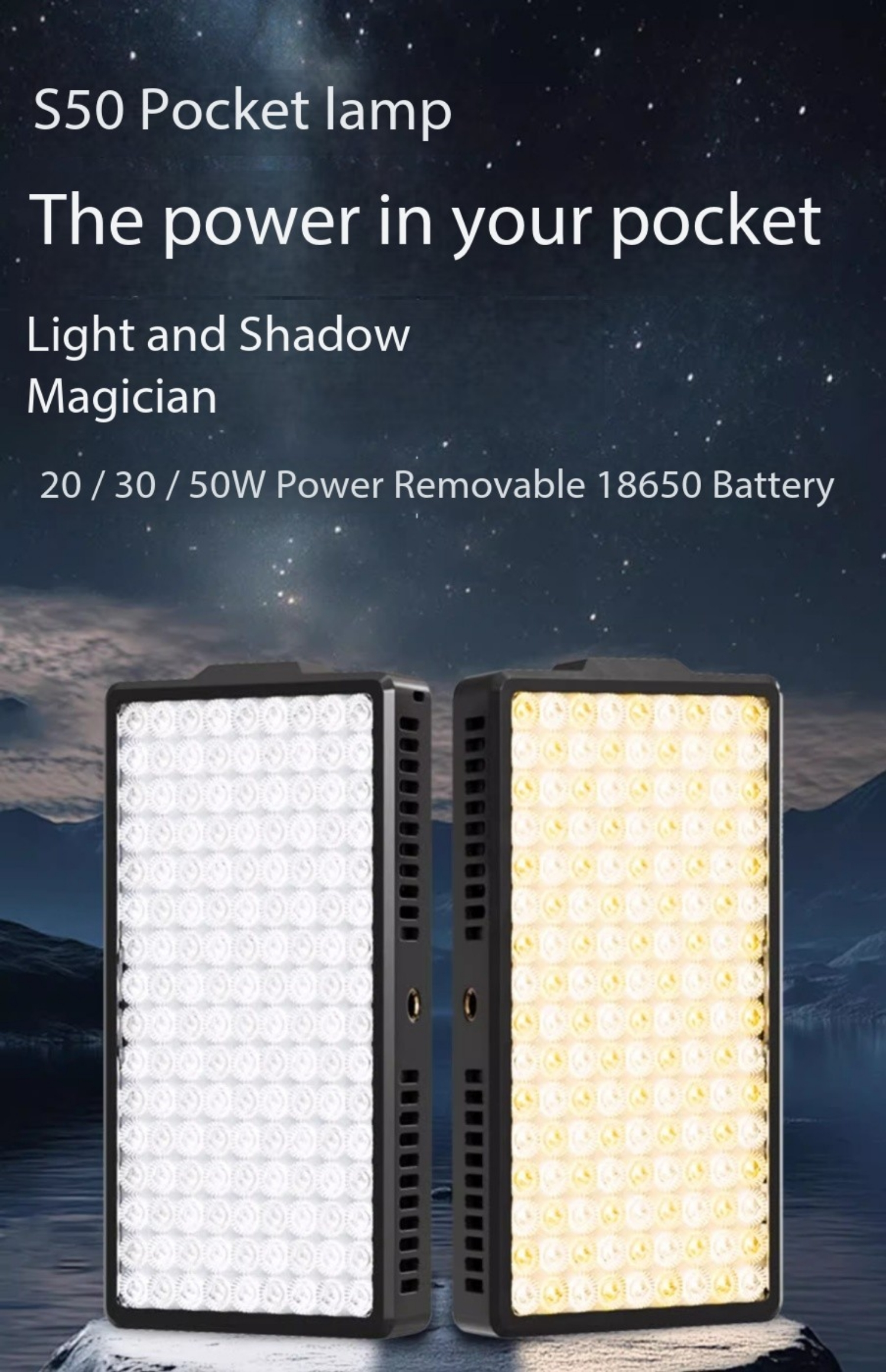 ZSYB S50 Pocket Lamp إضاءة