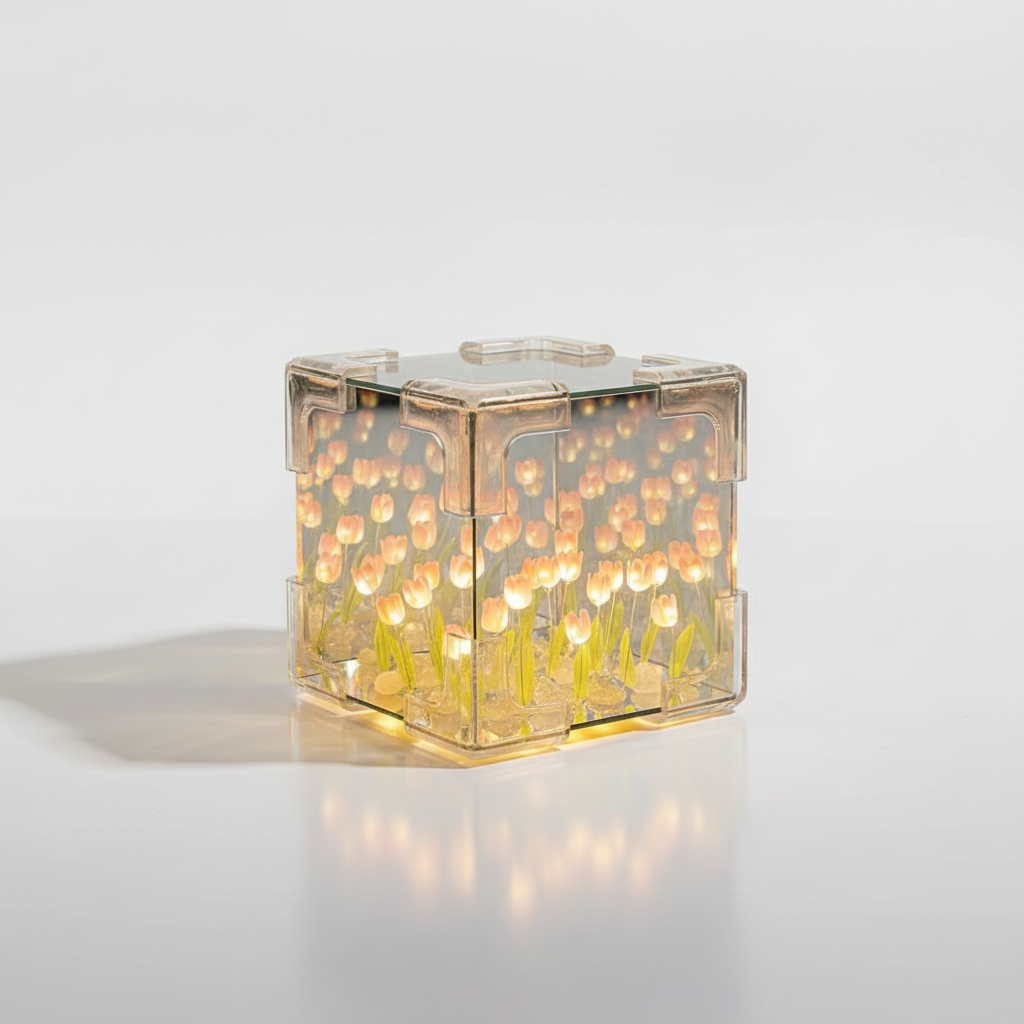 ورد التوليب المضيئ